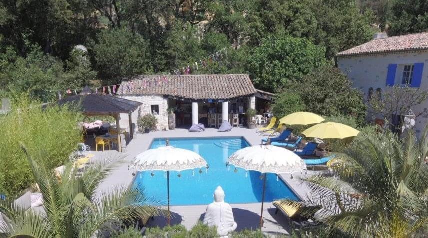 Bastide Du Bonheur Saint Donat Bed & Breakfast Greoux-les-Bains Exterior photo